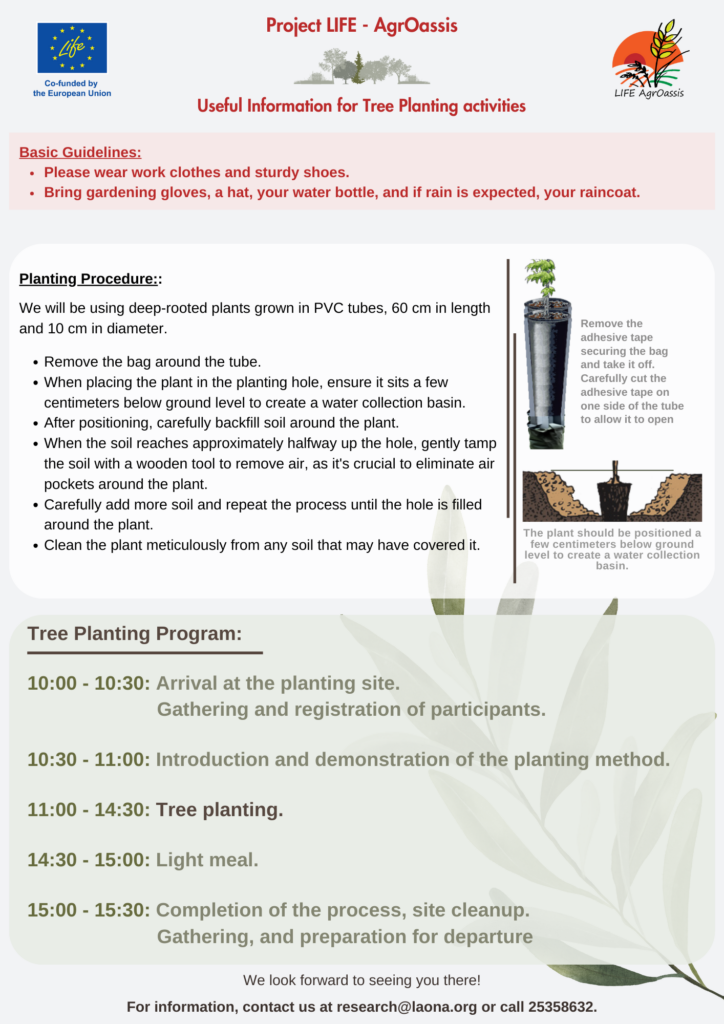 Life - AgrOassis General Tree Plantings Program