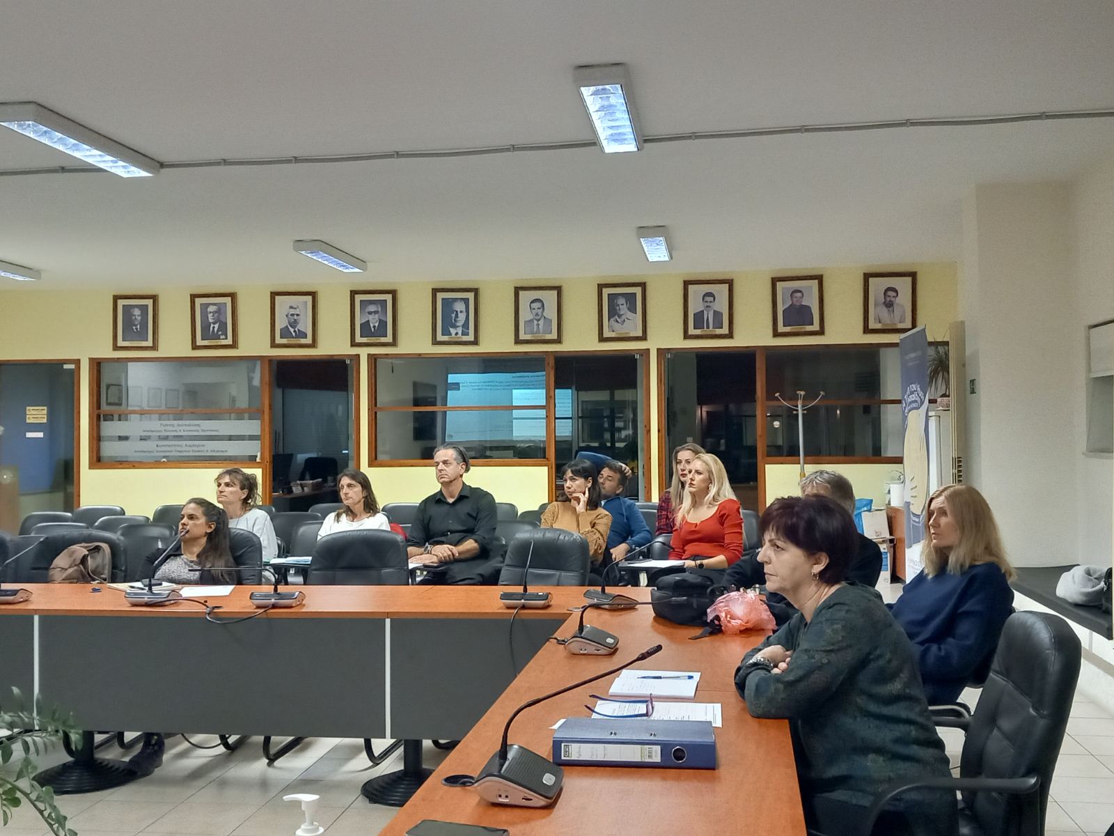 signing agreements in Sitia