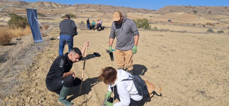 LIFE-AgrOassis tree planting event CDB