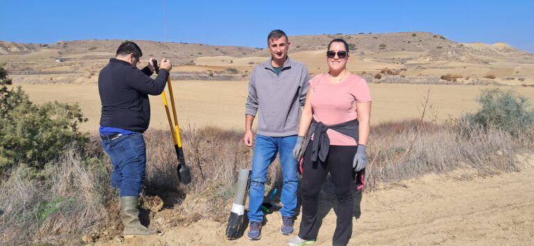 LIFE-AgrOassis tree planting event CDB