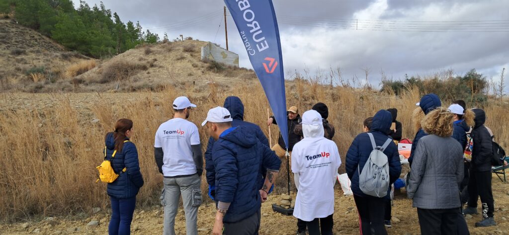 LIFE-AgrOassis tree planting event EUROBANK