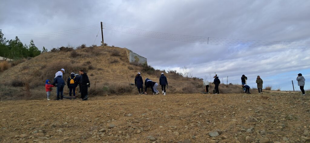 LIFE-AgrOassis tree planting event EUROBANK