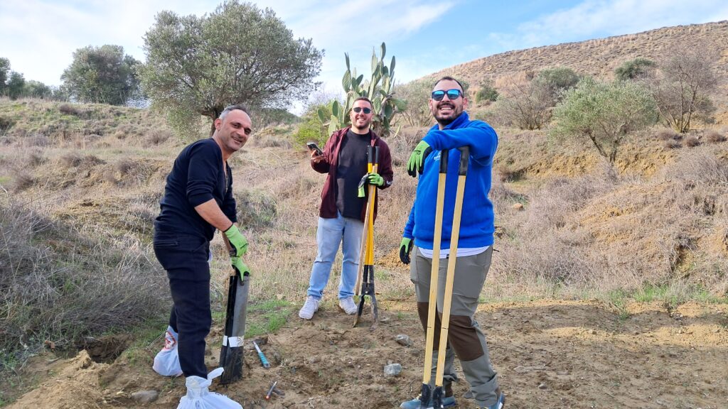 LIFE-AgrOassis tree planting event ANCORIA