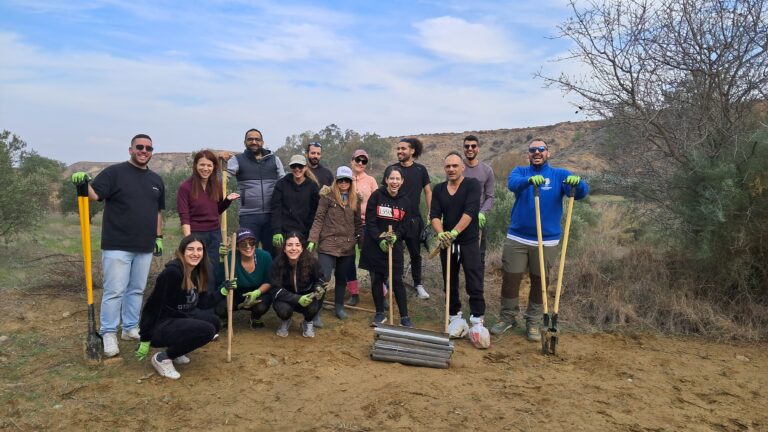 LIFE-AgrOassis tree planting event ANCORIA