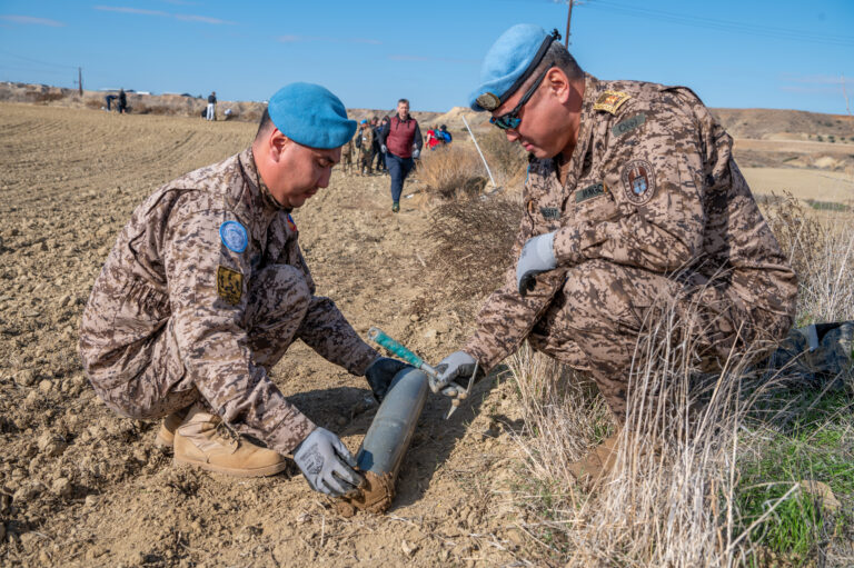 LIFE-AgrOassis tree planting event UNFICYP