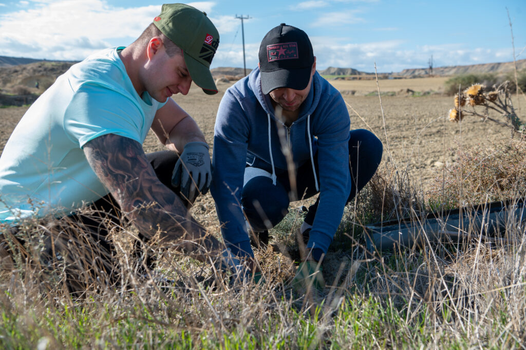 LIFE-AgrOassis tree planting event UNFICYP