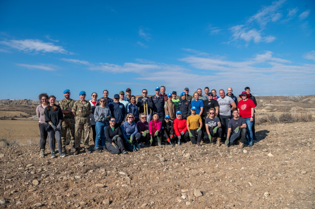 LIFE-AgrOassis tree planting event UNFICYP