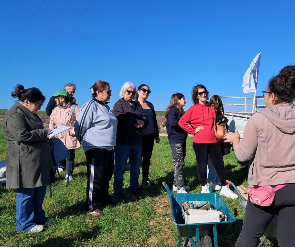 LIFE-AgrOassis tree planting event Cyprus Greens