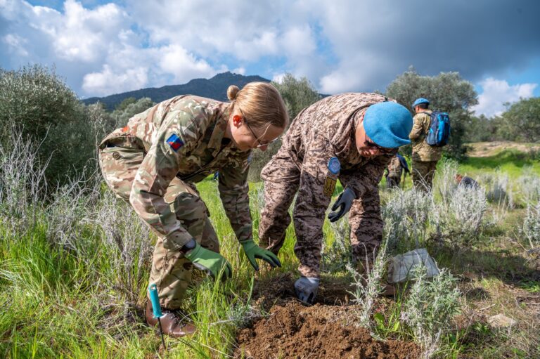 LIFE-AgrOassis tree planting event UNFICYP 6