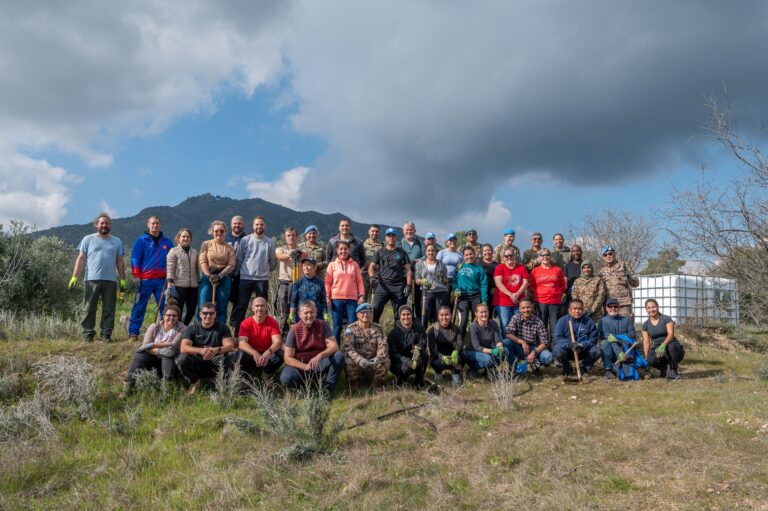 LIFE-AgrOassis tree planting event UNFICYP 8