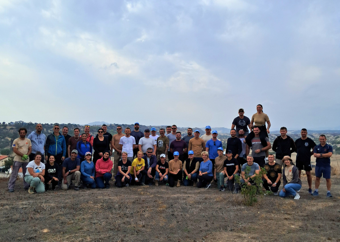 Tree planting with UNFICYP 10
